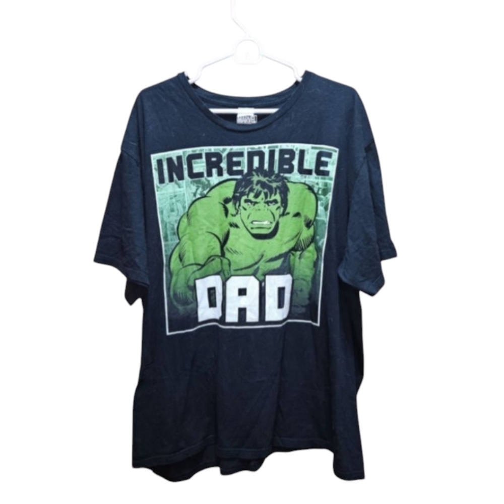 Marvel Hulk "Incredible Dad" Short Sleeve T-Shirt Men's Size 3XL